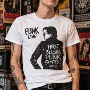 First Belgian Punk Contest 1978 – Punk Live T-Shirt – White